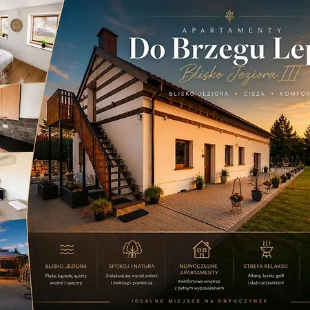Lägenhet Do Brzegu Lepiej Loft Z Klimatyzacja I Tarasem Blisko Jeziora Parking Iii *